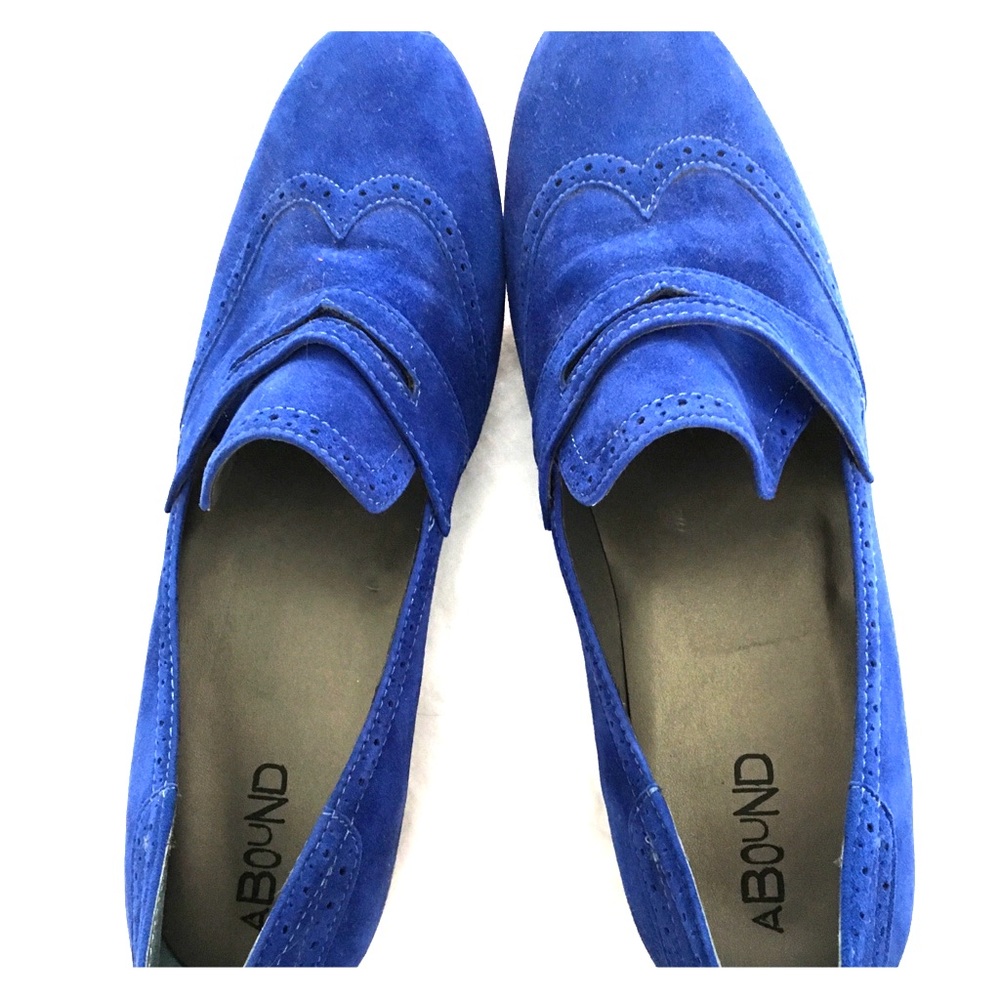 Blue suede shoes